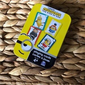 Minions: The Rise of Gru playing cards in metal tin
